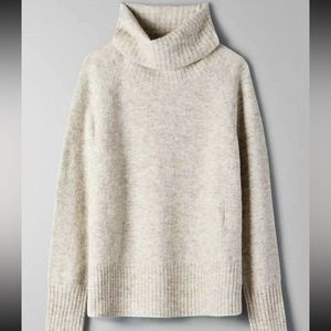 Aritzia / Babaton Grey Turtleneck Sweater